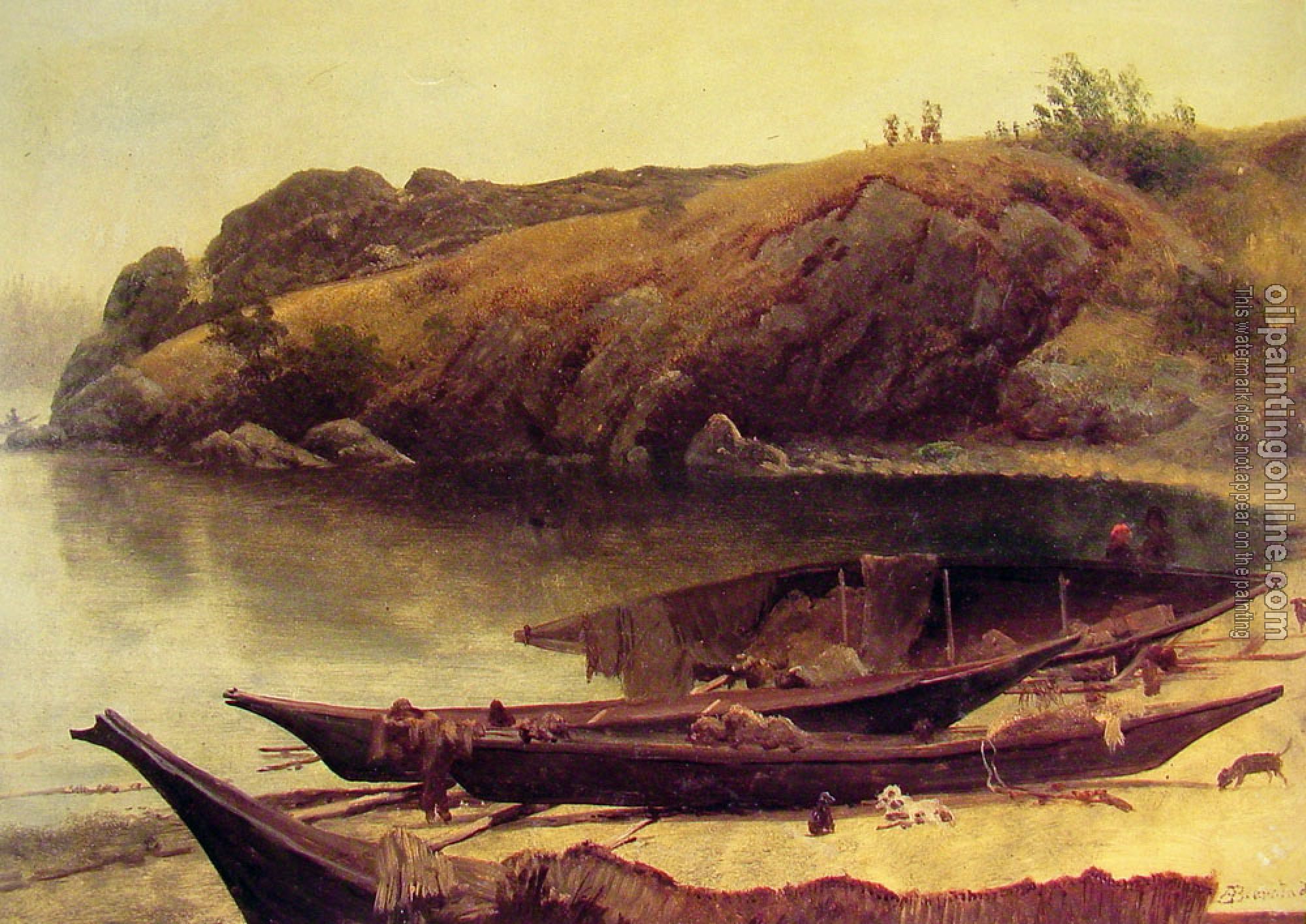 Bierstadt, Albert - Canoes